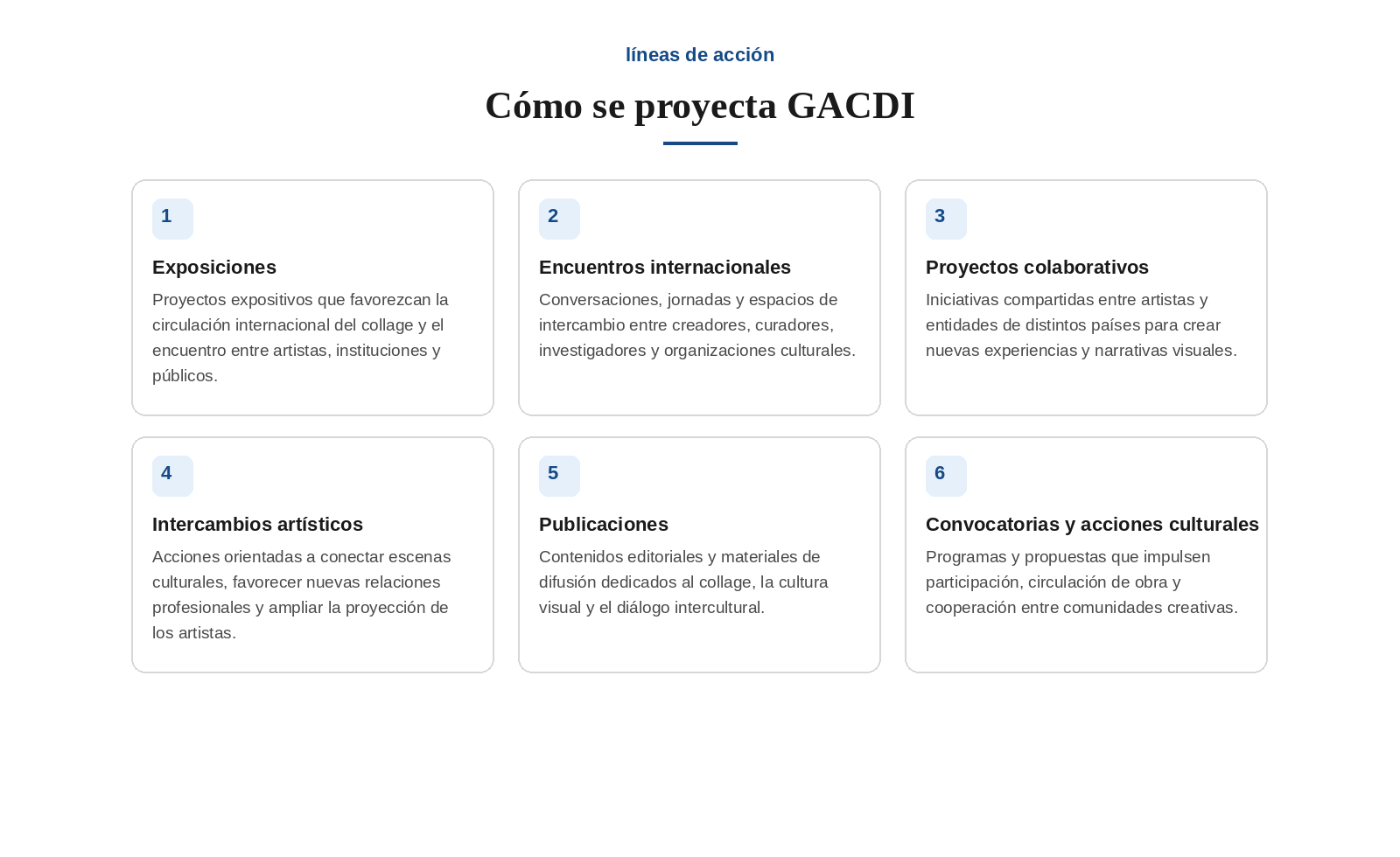 gacdi lineas de accion